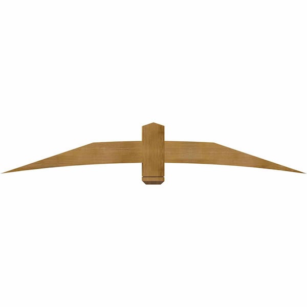 Ekena Millwork Bellingham Rough Sawn Timber Gable Bracket, Western Red Cedar, 84"W x 14"H x 6"D x 6"F, 4/12 Pitch GBW084X14X0606BEL00RWR - main